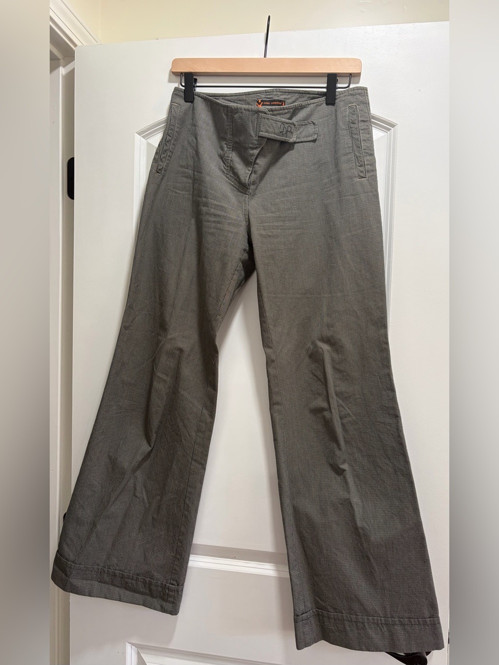 VTG Y2K Cop Copine French Archive Asymmetric Waist Wide Leg Utility Pants